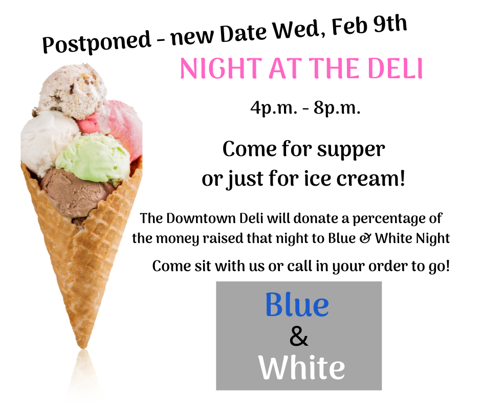Deli Blue and White Night Feb 9 2022