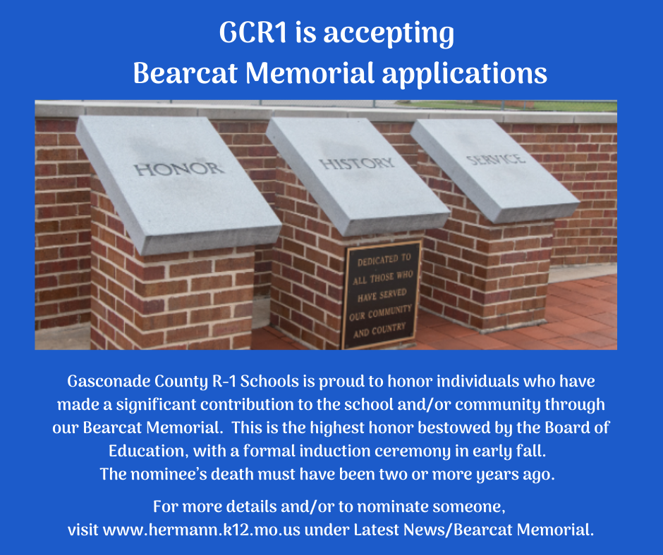 Accepting Bearcat Memorial Applications