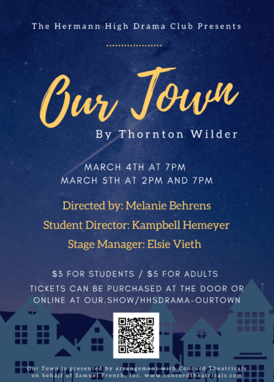 School Play - Our Town - March 4 and 5 2022