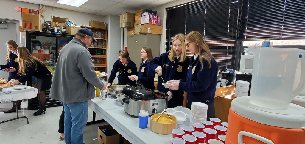 Chili lunch with FFA 