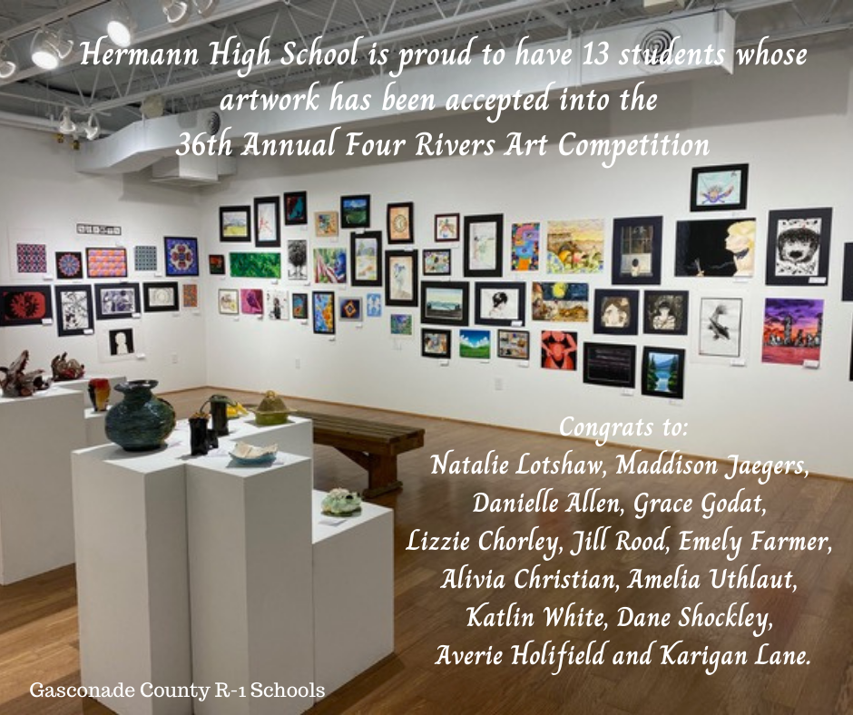 Art Show Competition - Hermann High Students recognized