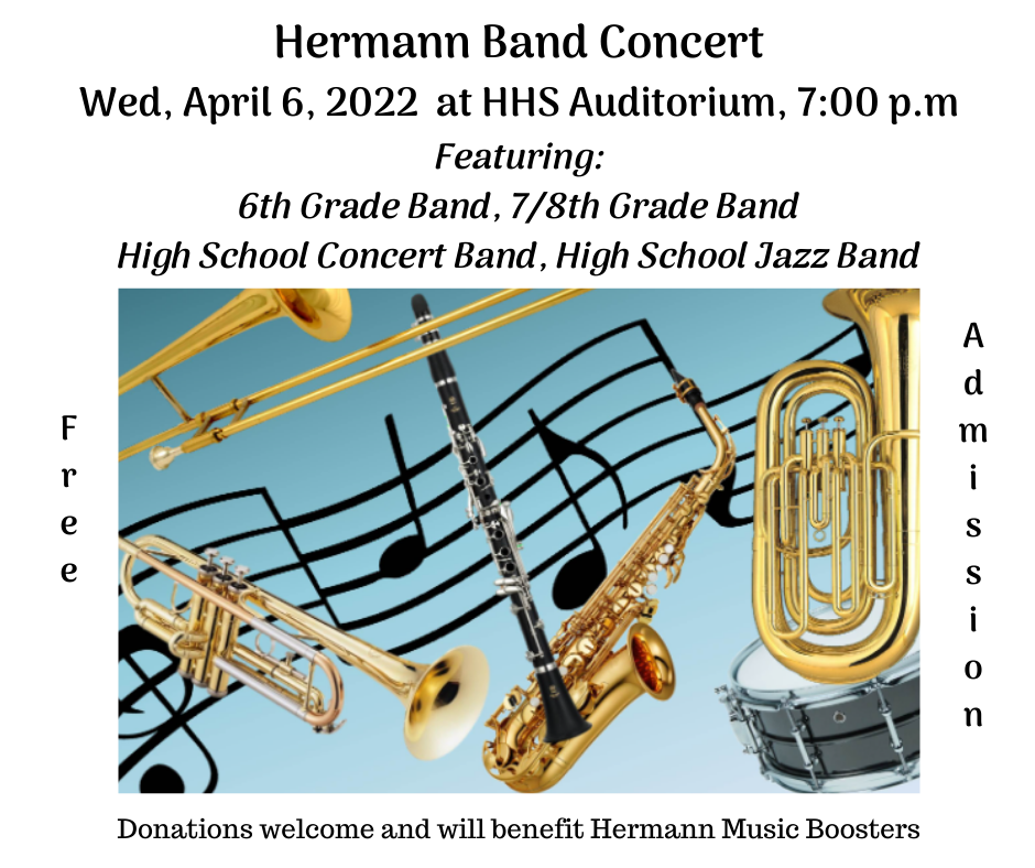 Band Concert Hermann High on April 6 2022