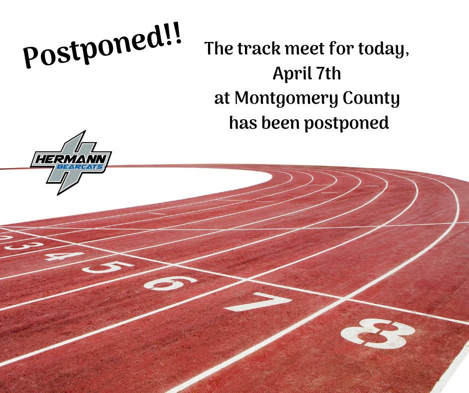 Montgomery Track Meet Postponed - April 7th