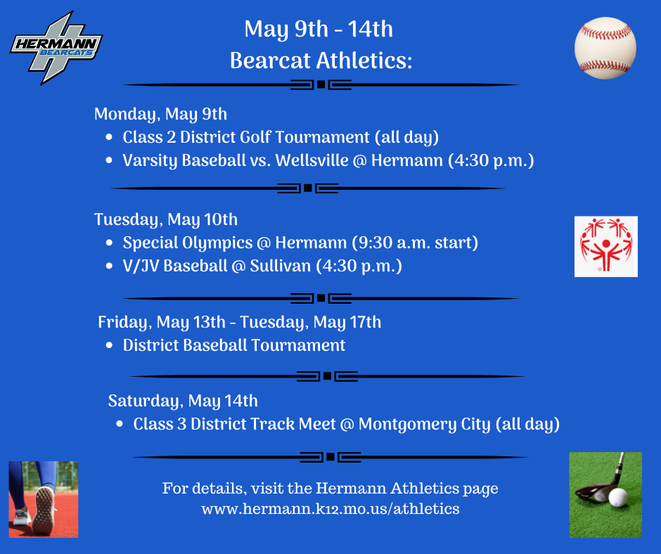 Bearcat Athletics May 9 - 14, 2022