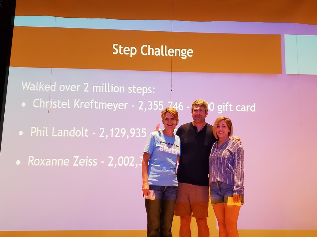 Top Step Challenge winners