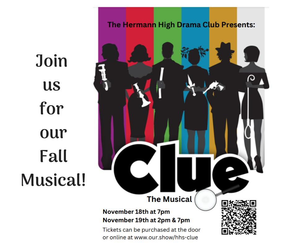 Fall Musical - Clue - Nov 18 and 19, 2022