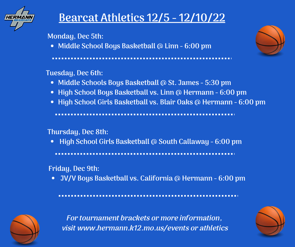 Bearcat Athletics Dec 5 - 10, 2022