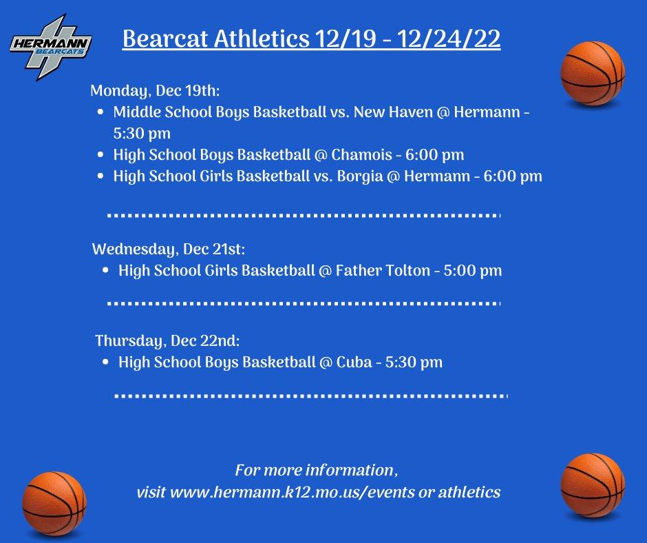 Bearcat Athletics - December 19 - 24 2022