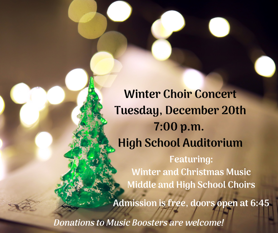 Winter Choir Concert - Dec 20, 2022