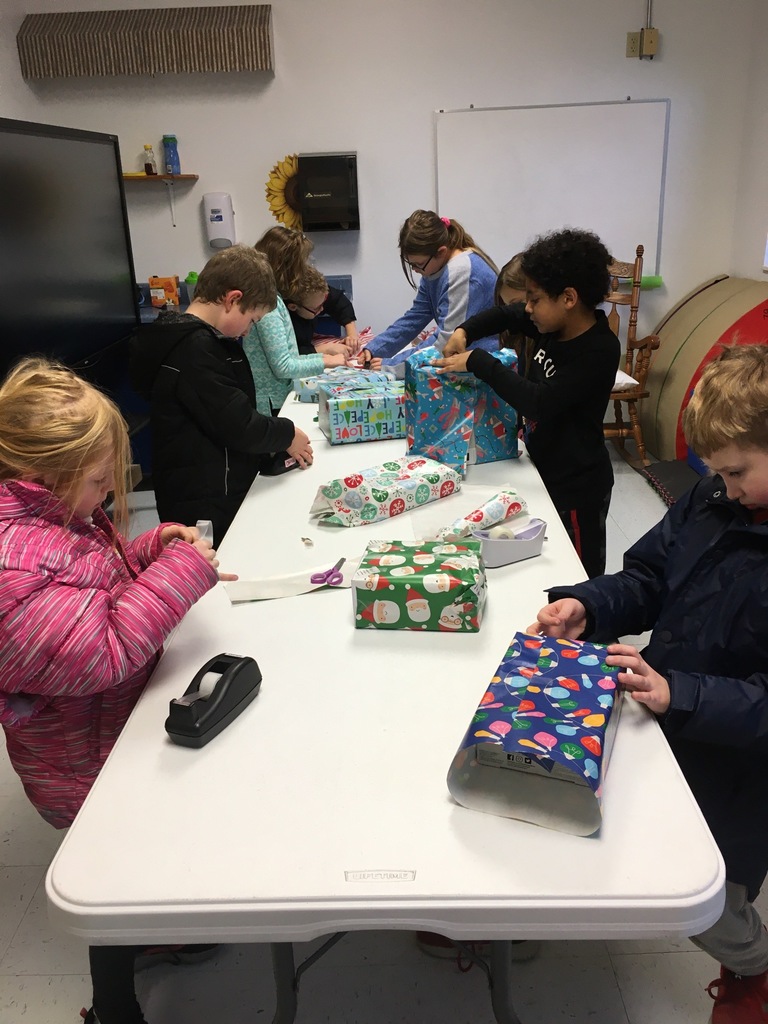 Elementary Gift Wrapping Day 