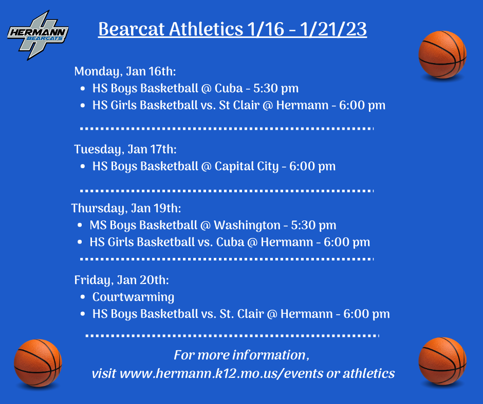 Bearcat Athletics Jan 16 - 21, 2023