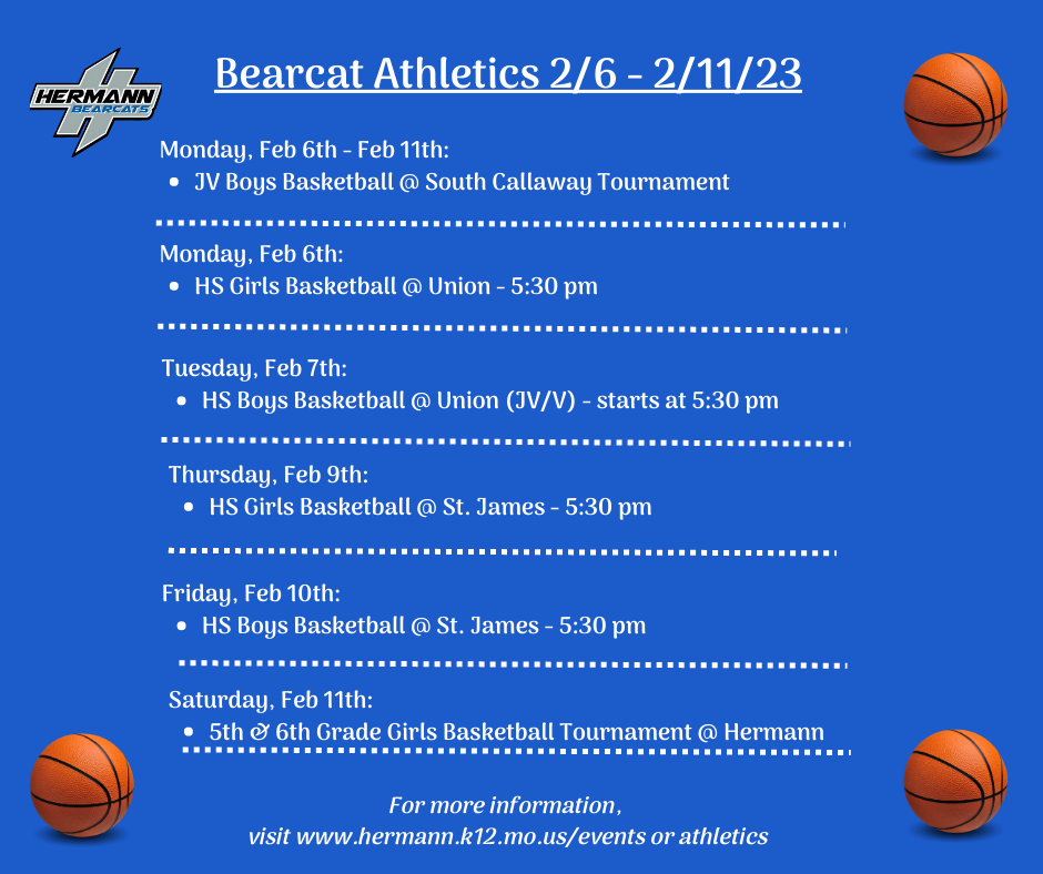 Bearcat Athletics - Feb 6 - 11, 2023