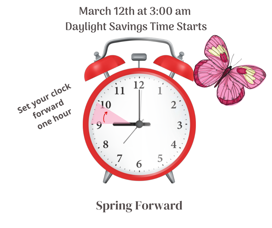 Daylight Savings Time March  2023