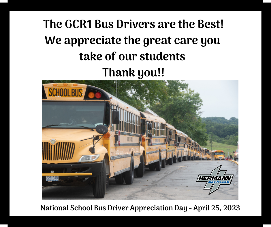 School Bus Driver Appreciation Day - April 25, 2023
