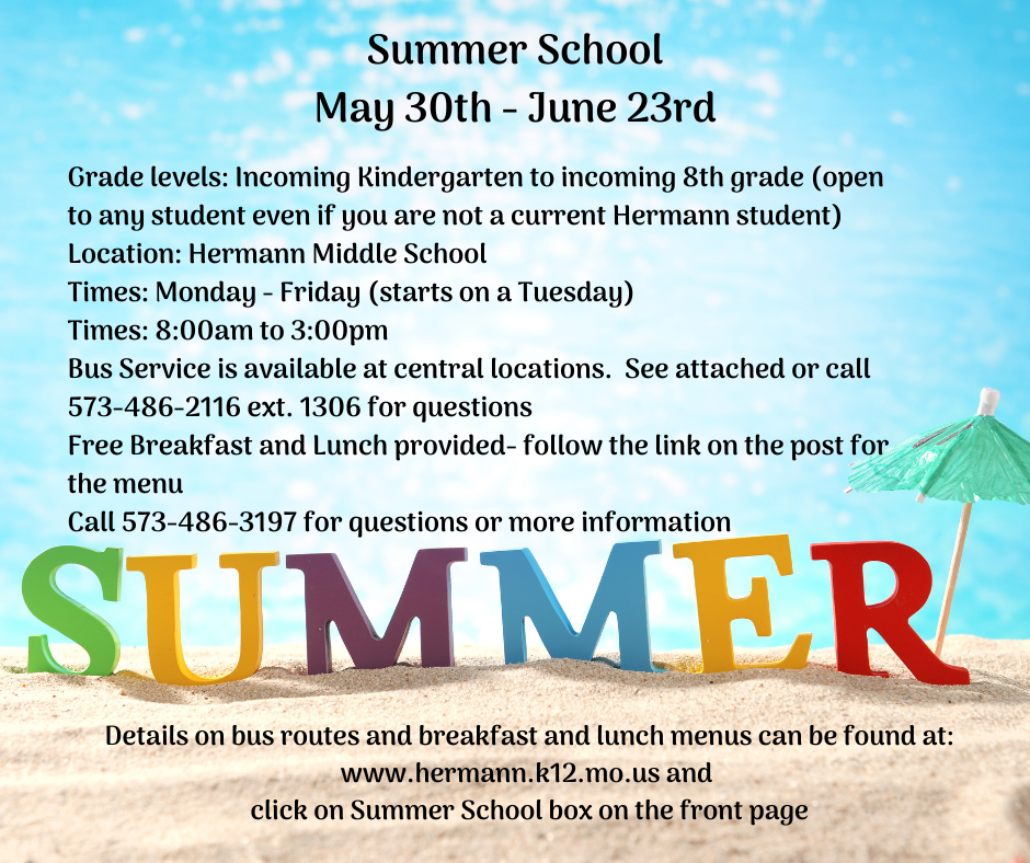 Summer School - May 30 - Jun 23, 2023