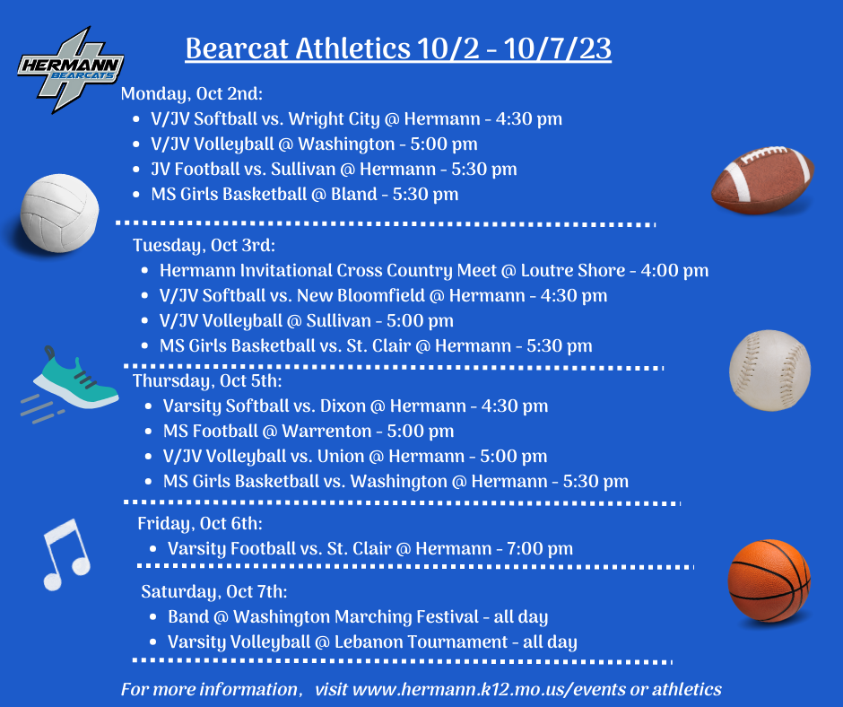 Schedule - Washington Bluejays (Washington, MO) Varsity Football 23-24